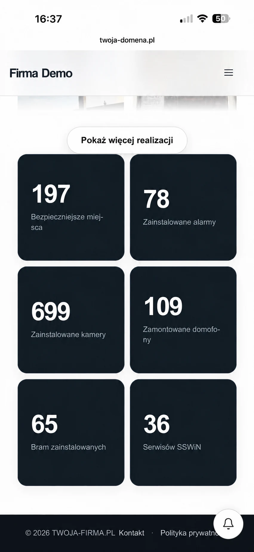 Liczniki na stronie WordPress